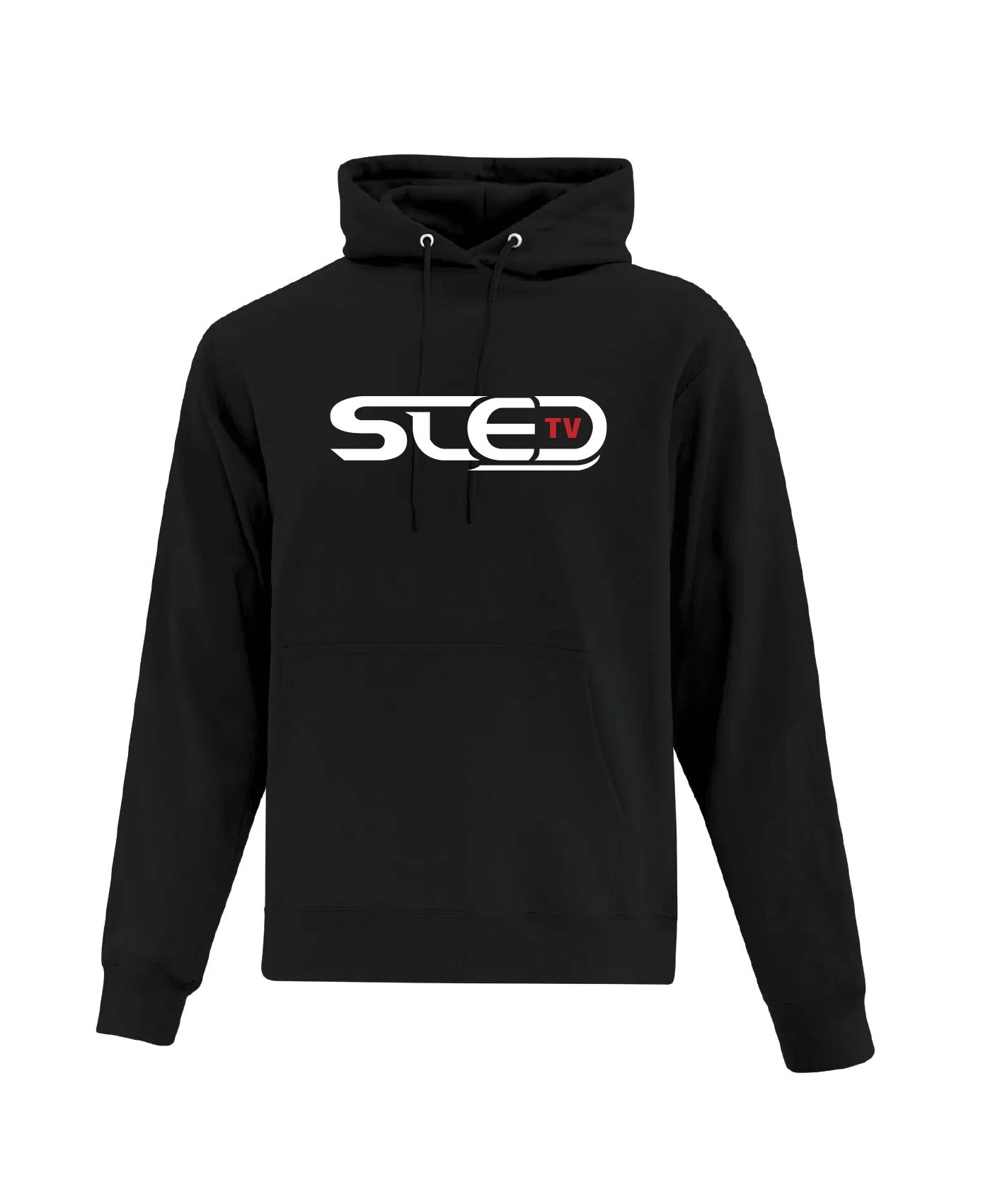 SLED TV HOODED PULLOVER (BLACK)